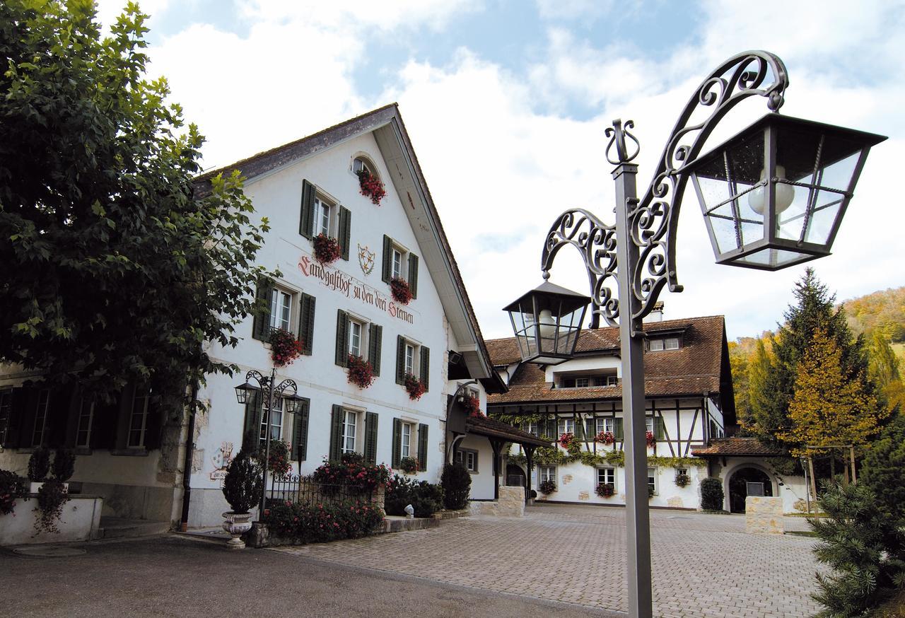 Landgasthof Zu Den Drei Sternen Brunegg Exteriör bild
