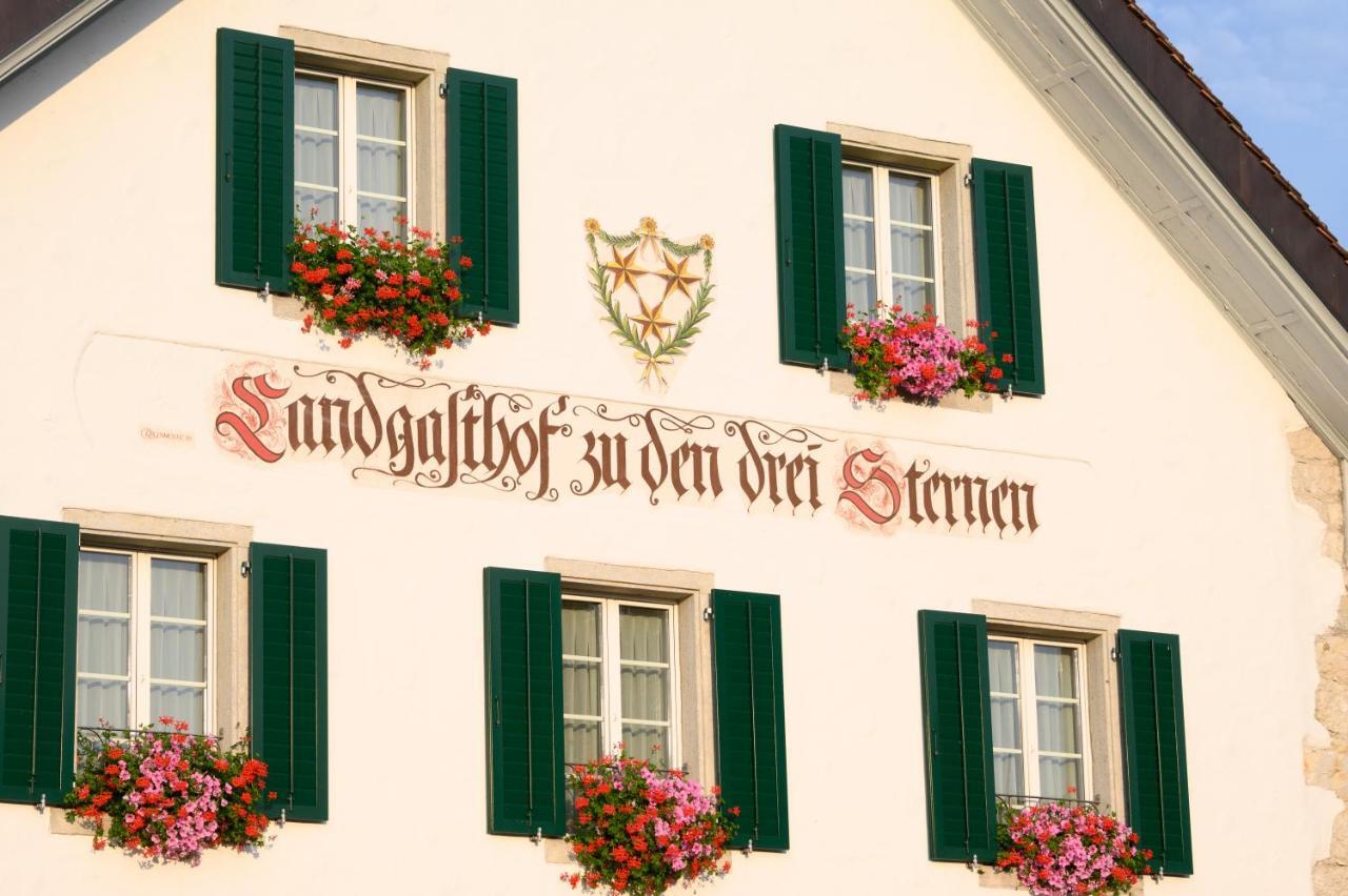Landgasthof Zu Den Drei Sternen Brunegg Exteriör bild