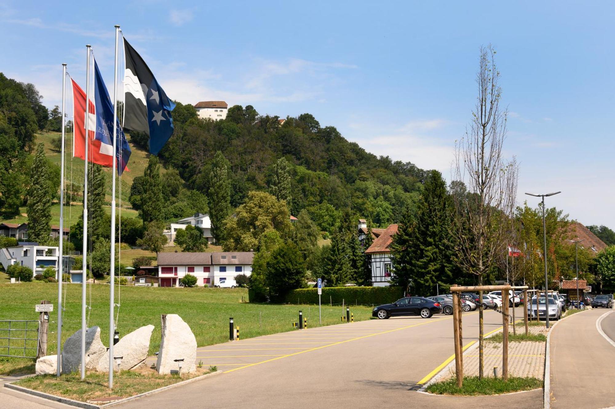 Landgasthof Zu Den Drei Sternen Brunegg Exteriör bild